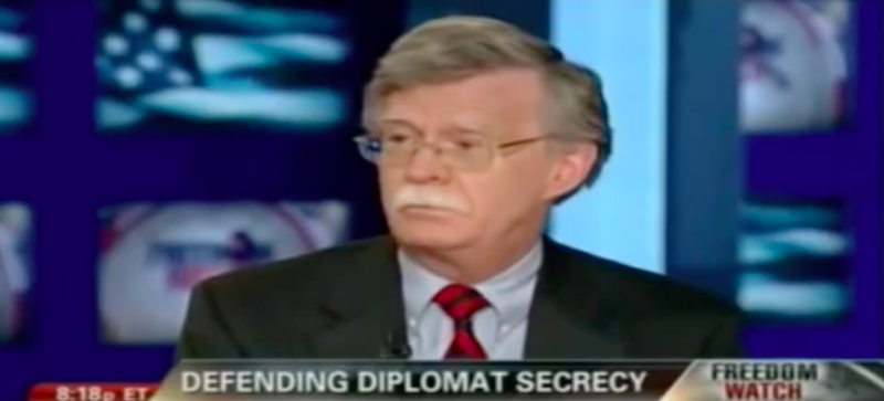 That Time John Bolton Said It’s Good To Lie About War