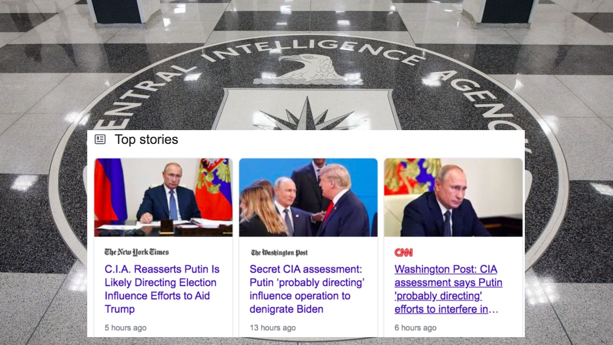 MSM Promotes Yet Another CIA Press Release As News