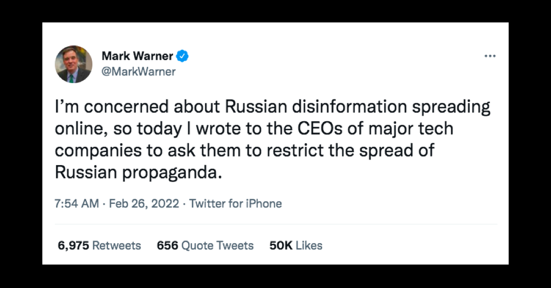 ‘Russian Propaganda’ Is The Latest Excuse To Expand Censorship