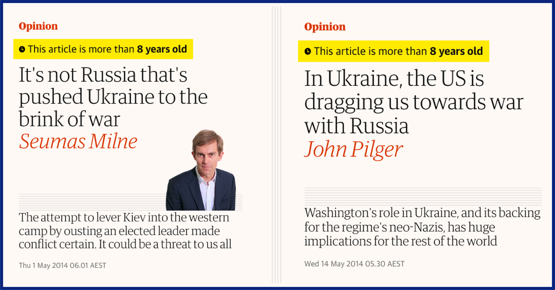 The Mass Media Used To Publish Perspectives On Ukraine That They Would Never Publish Today